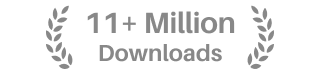 11+ Million Downloads